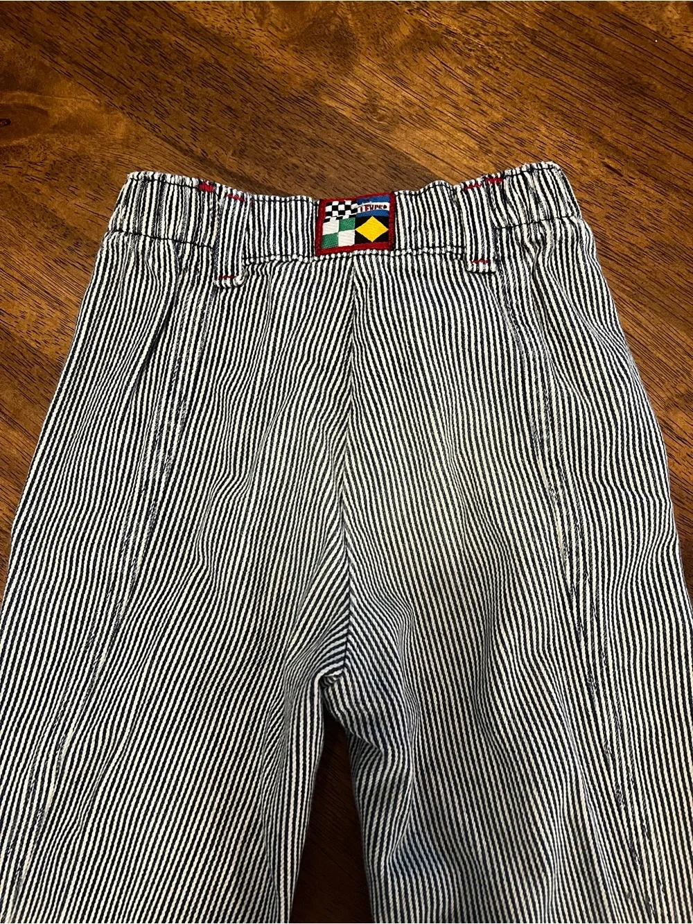 Vintage 1992 Little Levi’s Hickory Stripe Carpenter Pants 4T USA Salesman Sample
